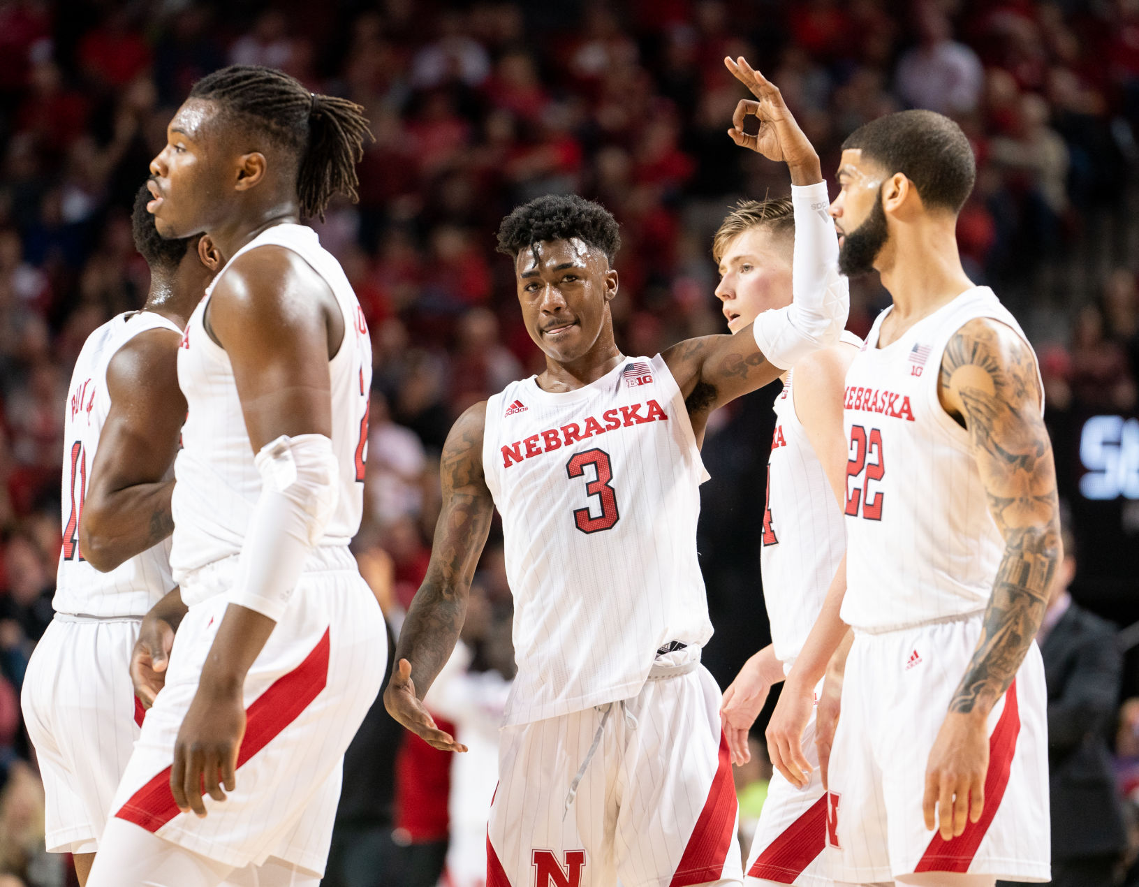 Nebraska Basketball vs. Indiana Photo No. 6